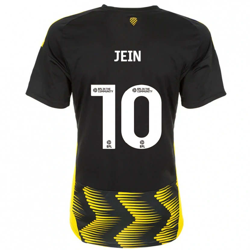 Danxen Kinderen Shaunna Jein #10 Zwart Geel Uitshirt Uittenue 2025/26 T-Shirt