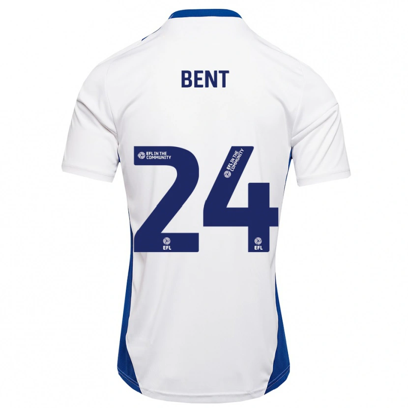 Danxen Kinderen Steph Bent #24 Wit Blauw Uitshirt Uittenue 2025/26 T-Shirt