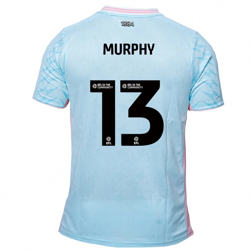 Danxen Kinderen Joe Murphy #13 Hemelsblauw Roze Uitshirt Uittenue 2025/26 T-Shirt