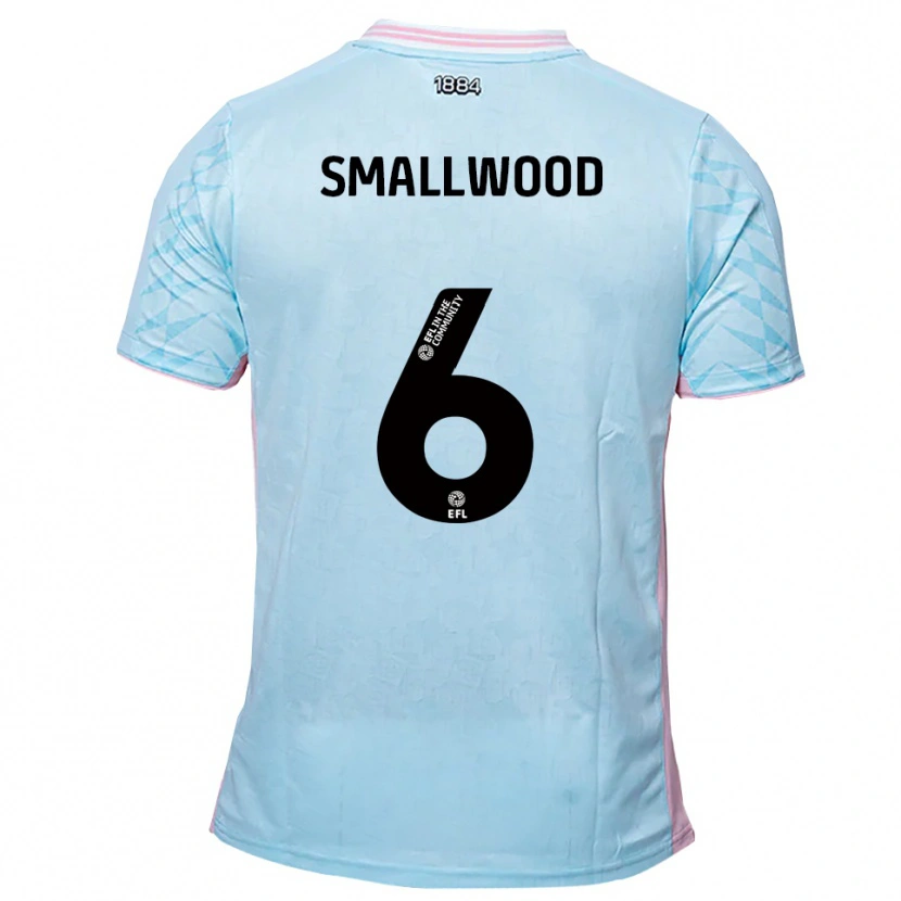 Danxen Kinderen Richard Smallwood #6 Hemelsblauw Roze Uitshirt Uittenue 2025/26 T-Shirt