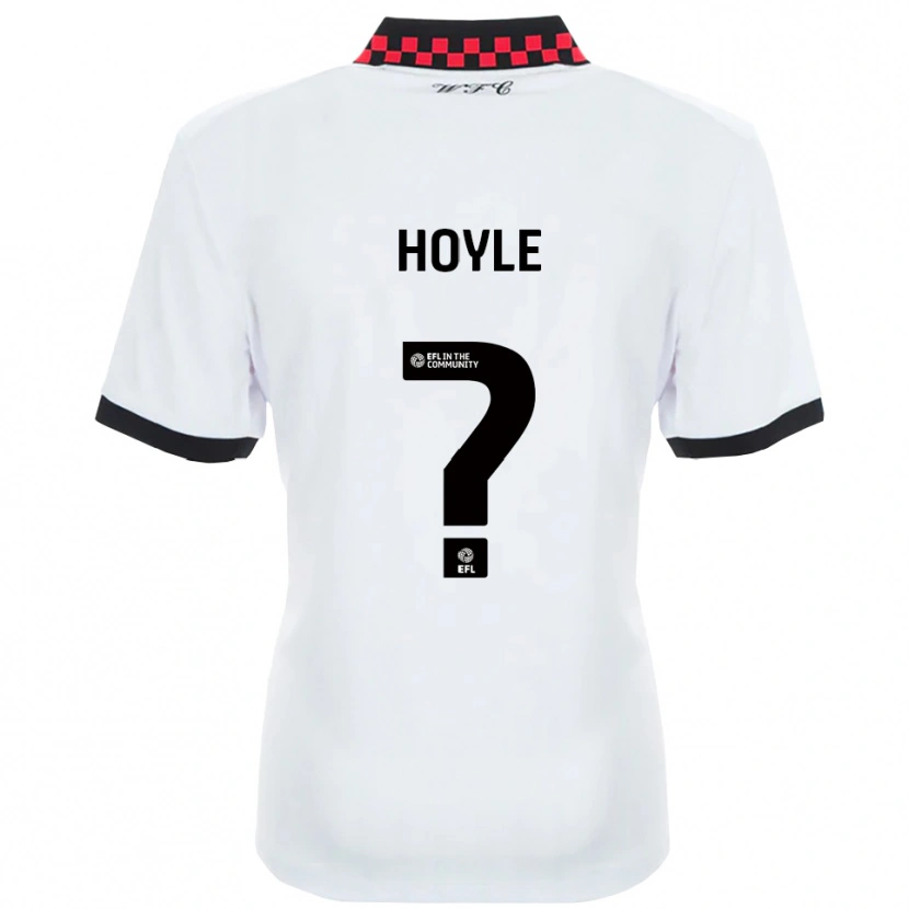 Danxen Kinderen Lauren Hoyle #0 Wit Zwart Uitshirt Uittenue 2025/26 T-Shirt