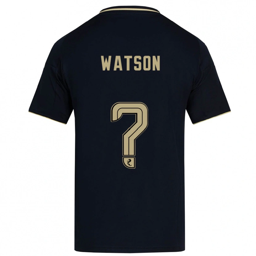Danxen Kinderen Kai Watson #0 Marine Goud Uitshirt Uittenue 2025/26 T-Shirt