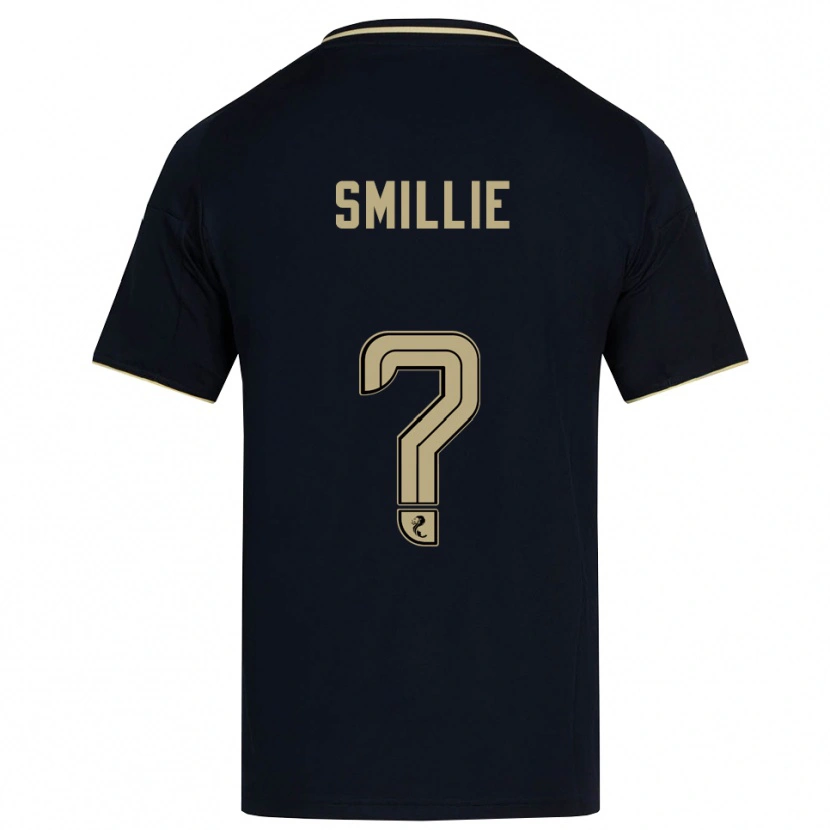 Danxen Kinderen Reuben Smillie #0 Marine Goud Uitshirt Uittenue 2025/26 T-Shirt