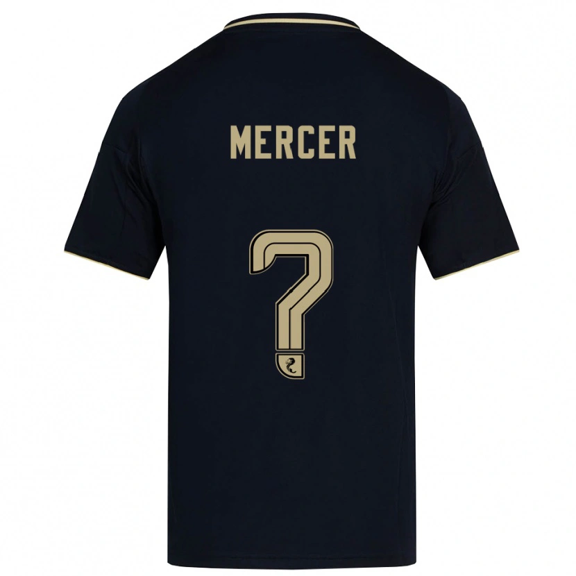 Danxen Kinderen Jamie Mercer #0 Marine Goud Uitshirt Uittenue 2025/26 T-Shirt