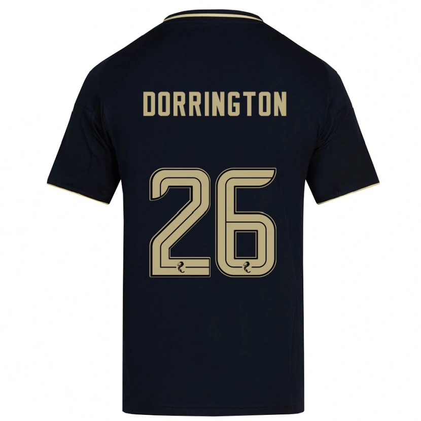 Danxen Kinderen Alfie Dorrington #26 Marine Goud Uitshirt Uittenue 2025/26 T-Shirt