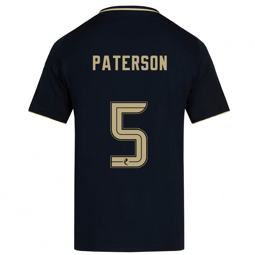 Danxen Kinderen Donna Paterson #5 Marine Goud Uitshirt Uittenue 2025/26 T-Shirt