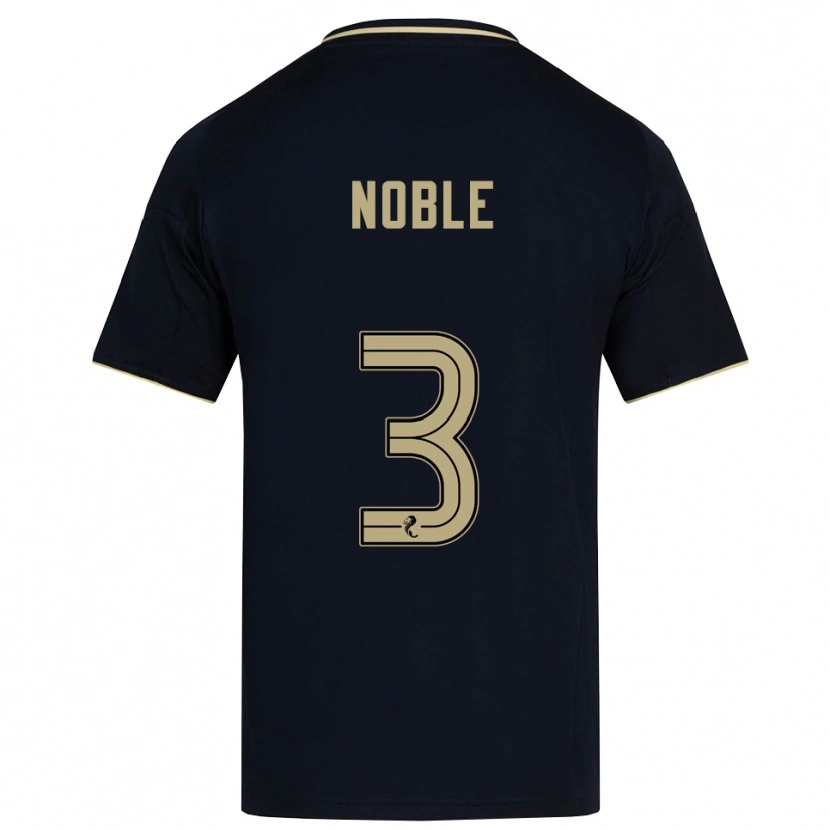 Danxen Kinderen Niamh Noble #3 Marine Goud Uitshirt Uittenue 2025/26 T-Shirt