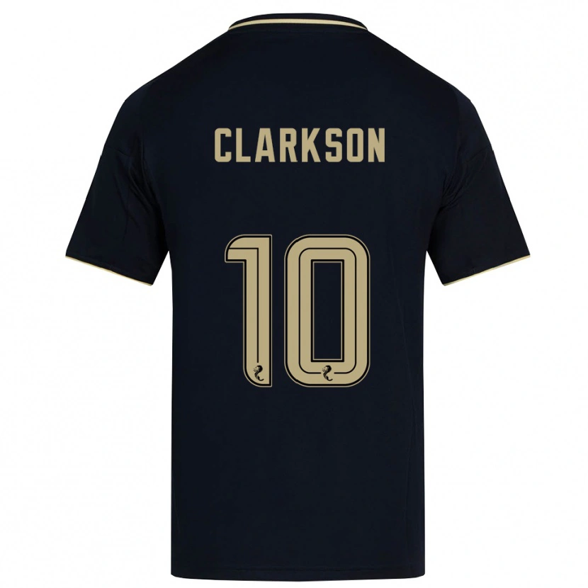 Danxen Kinderen Leighton Clarkson #10 Marine Goud Uitshirt Uittenue 2025/26 T-Shirt