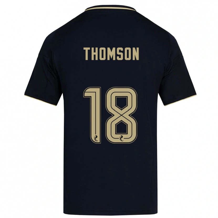 Danxen Kinderen Eva Thomson #18 Marine Goud Uitshirt Uittenue 2025/26 T-Shirt