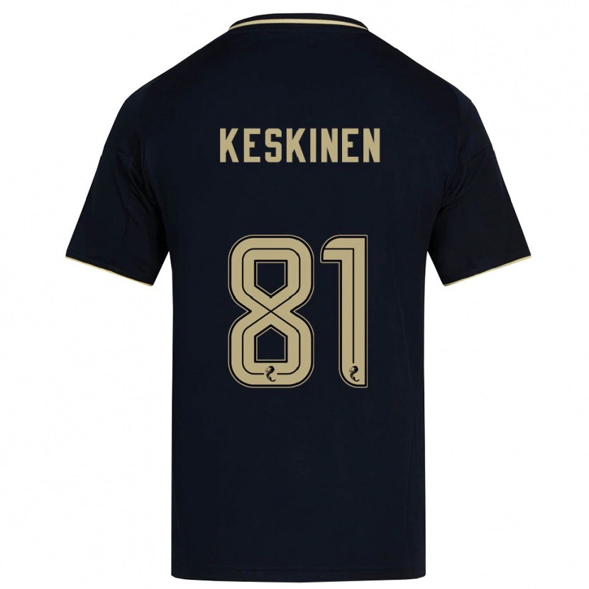 Danxen Kinderen Topi Keskinen #81 Marine Goud Uitshirt Uittenue 2025/26 T-Shirt