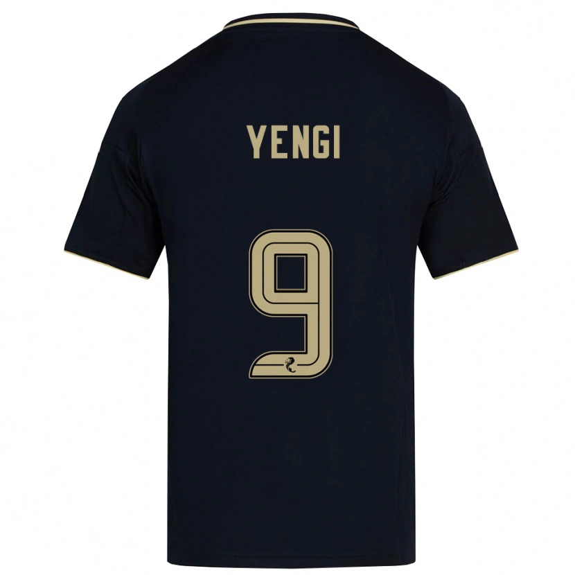 Danxen Kinderen Kusini Yengi #9 Marine Goud Uitshirt Uittenue 2025/26 T-Shirt