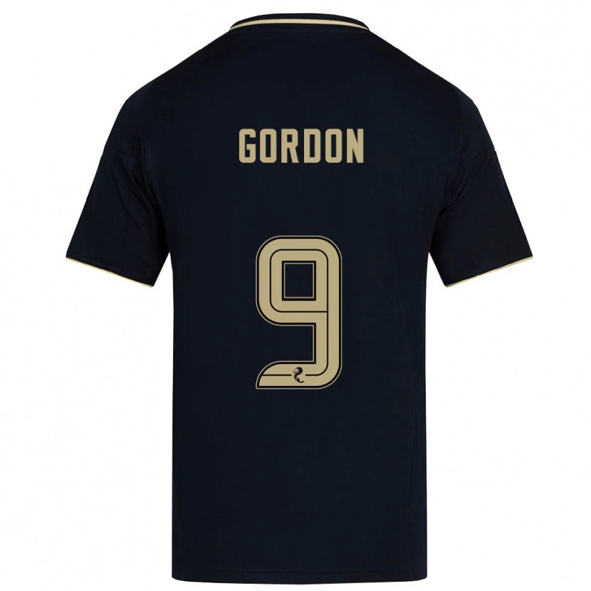 Danxen Kinderen Lauren Gordon #9 Marine Goud Uitshirt Uittenue 2025/26 T-Shirt