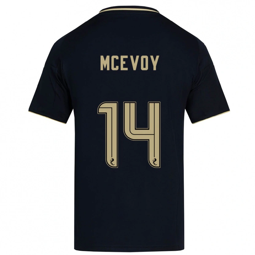 Danxen Kinderen Holly Mcevoy #14 Marine Goud Uitshirt Uittenue 2025/26 T-Shirt