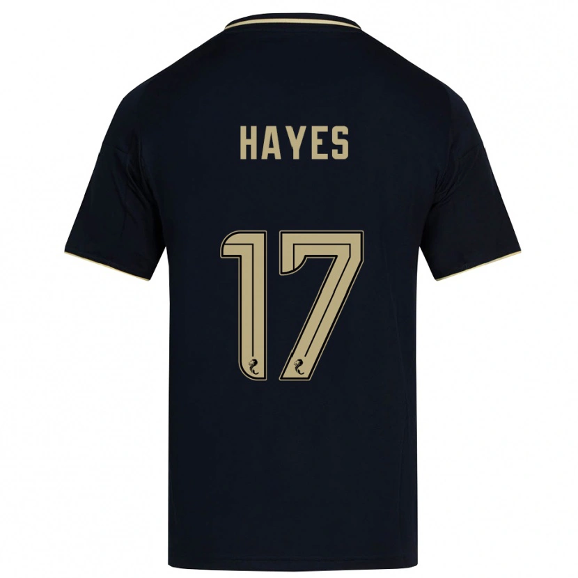 Danxen Kinderen Jonny Hayes #17 Marine Goud Uitshirt Uittenue 2025/26 T-Shirt