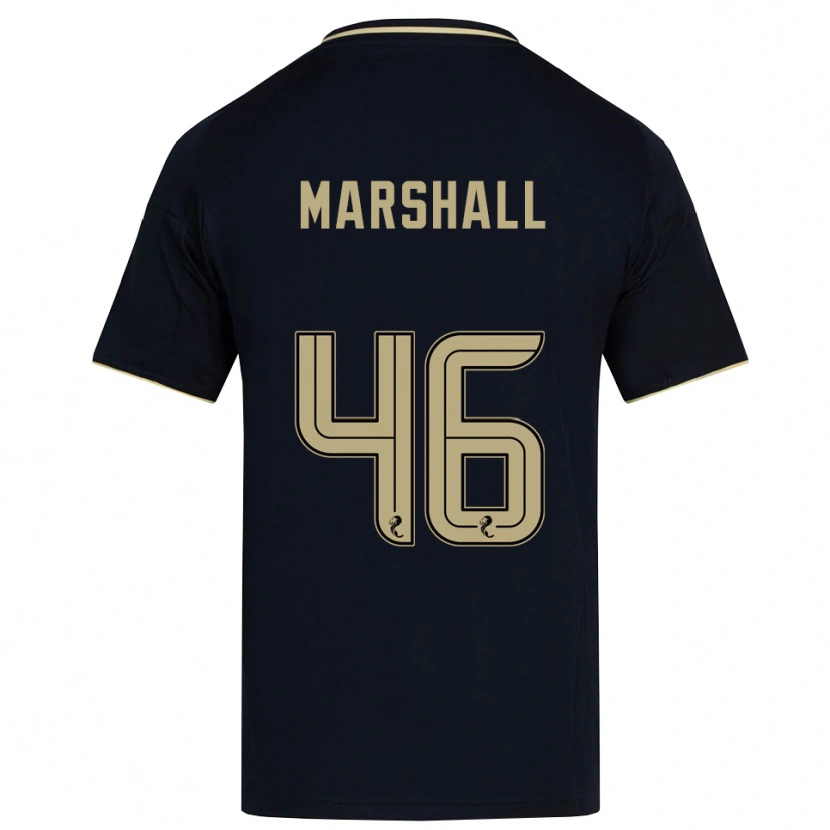 Danxen Kinderen Findlay Marshall #46 Marine Goud Uitshirt Uittenue 2025/26 T-Shirt