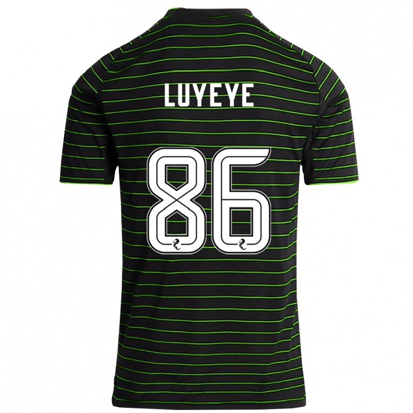 Danxen Kinderen Benny-Jackson Luyeye #86 Zwart Groen Uitshirt Uittenue 2025/26 T-Shirt