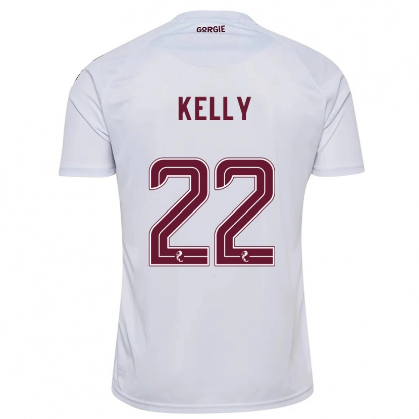 Danxen Kinderen Ryan Kelly #22 Wit Bordeauxrood Uitshirt Uittenue 2025/26 T-Shirt