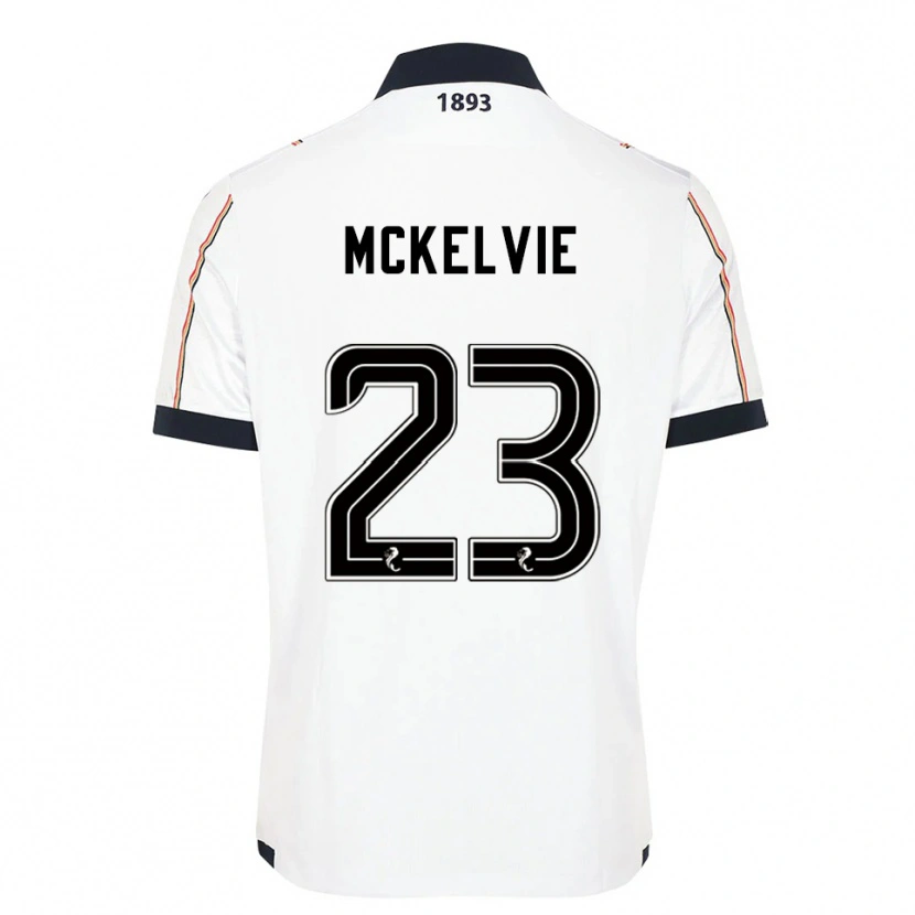 Danxen Kinderen Lewis Mckelvie #23 Wit Marine Rood Uitshirt Uittenue 2025/26 T-Shirt