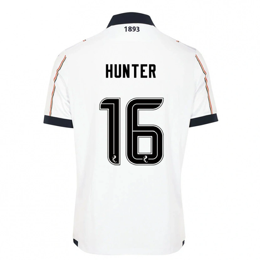 Danxen Kinderen Michael Hunter #16 Wit Marine Rood Uitshirt Uittenue 2025/26 T-Shirt