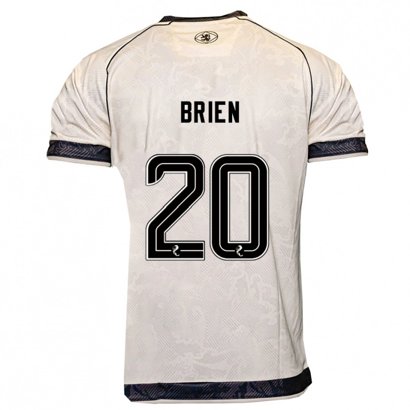 Danxen Kinderen Freya Brien #20 Wit Zwart Uitshirt Uittenue 2025/26 T-Shirt