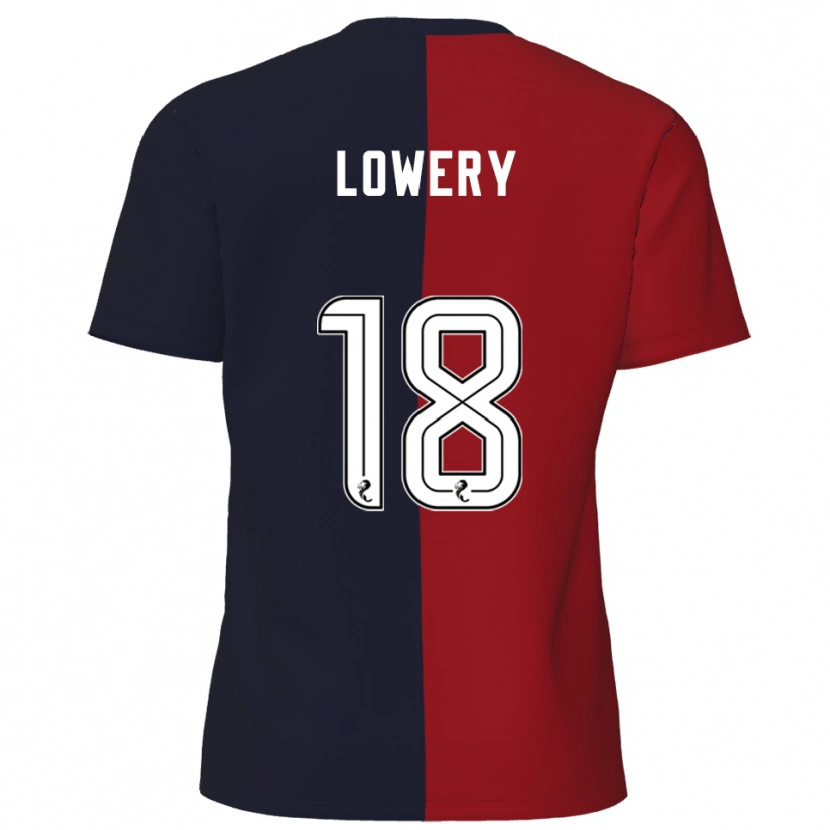 Danxen Kinderen Tom Lowery #18 Rood Marine Uitshirt Uittenue 2025/26 T-Shirt
