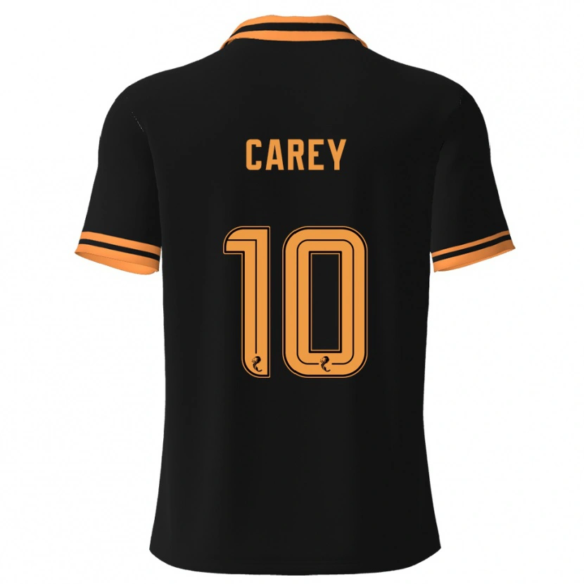 Danxen Kinderen Graham Carey #10 Zwart Geel Uitshirt Uittenue 2025/26 T-Shirt
