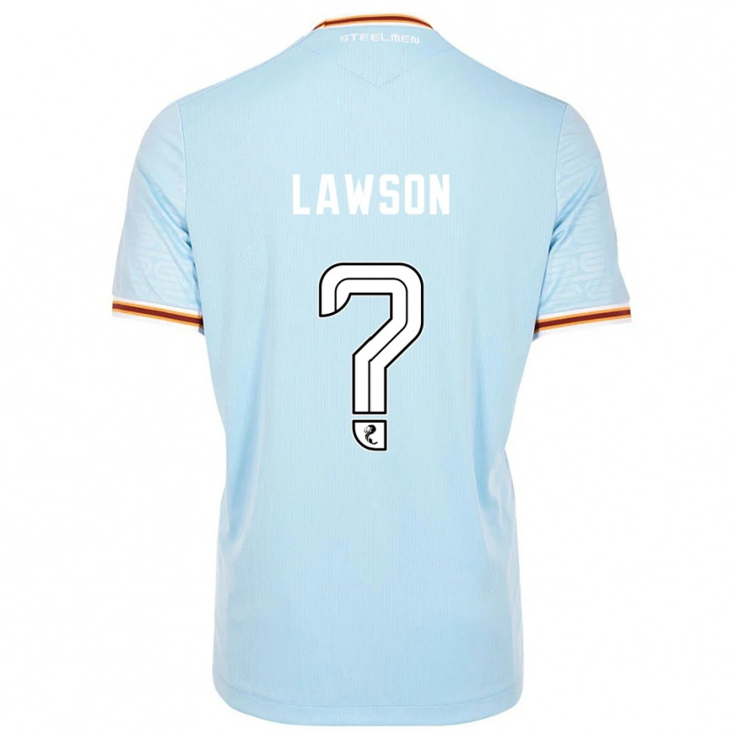 Danxen Kinderen Nathan Lawson #0 Hemelsblauw Uitshirt Uittenue 2025/26 T-Shirt
