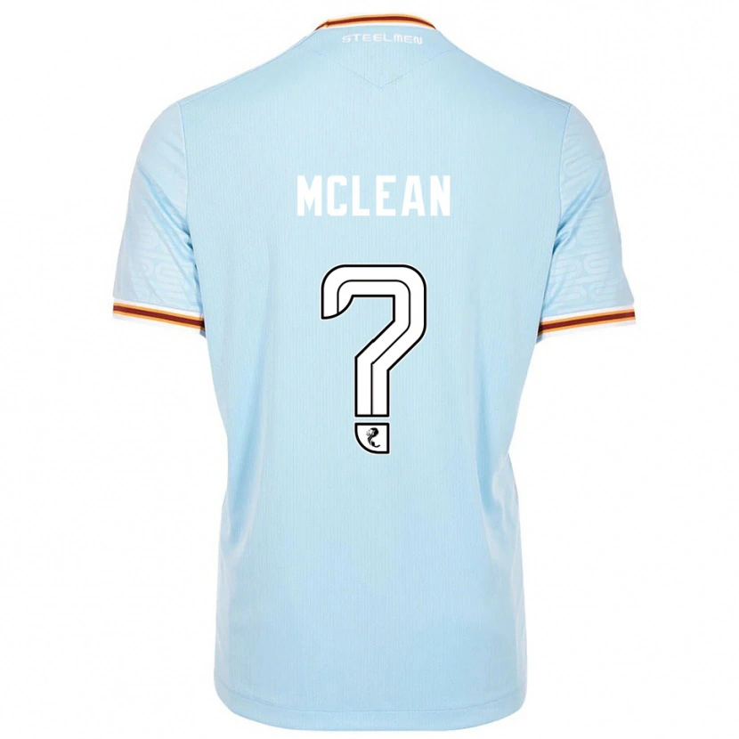 Danxen Kinderen Harry Mclean #0 Hemelsblauw Uitshirt Uittenue 2025/26 T-Shirt