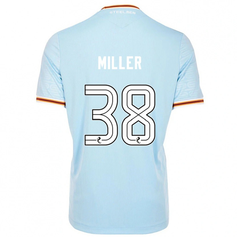 Danxen Kinderen Lennon Miller #38 Hemelsblauw Uitshirt Uittenue 2025/26 T-Shirt