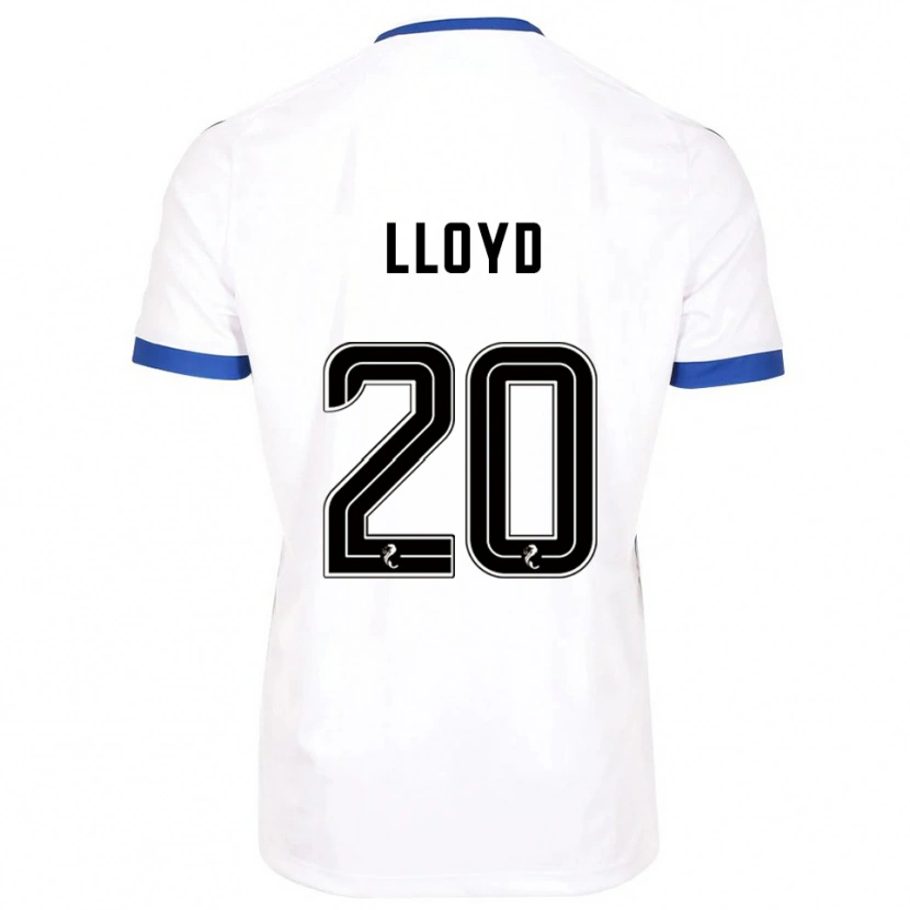 Danxen Kinderen Louis Lloyd #20 Wit Blauw Uitshirt Uittenue 2025/26 T-Shirt
