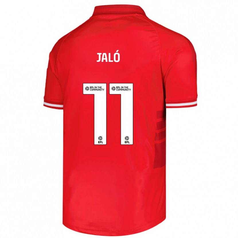 Danxen Heren Fábio Jaló #11 Rood Wit Thuisshirt Thuistenue 2025/26 T-Shirt