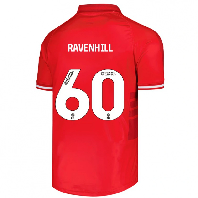 Danxen Heren Rogan Ravenhill #60 Rood Wit Thuisshirt Thuistenue 2025/26 T-Shirt