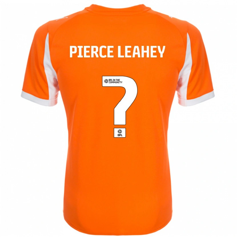 Danxen Heren Faye Pierce-Leahey #0 Oranje Wit Thuisshirt Thuistenue 2025/26 T-Shirt