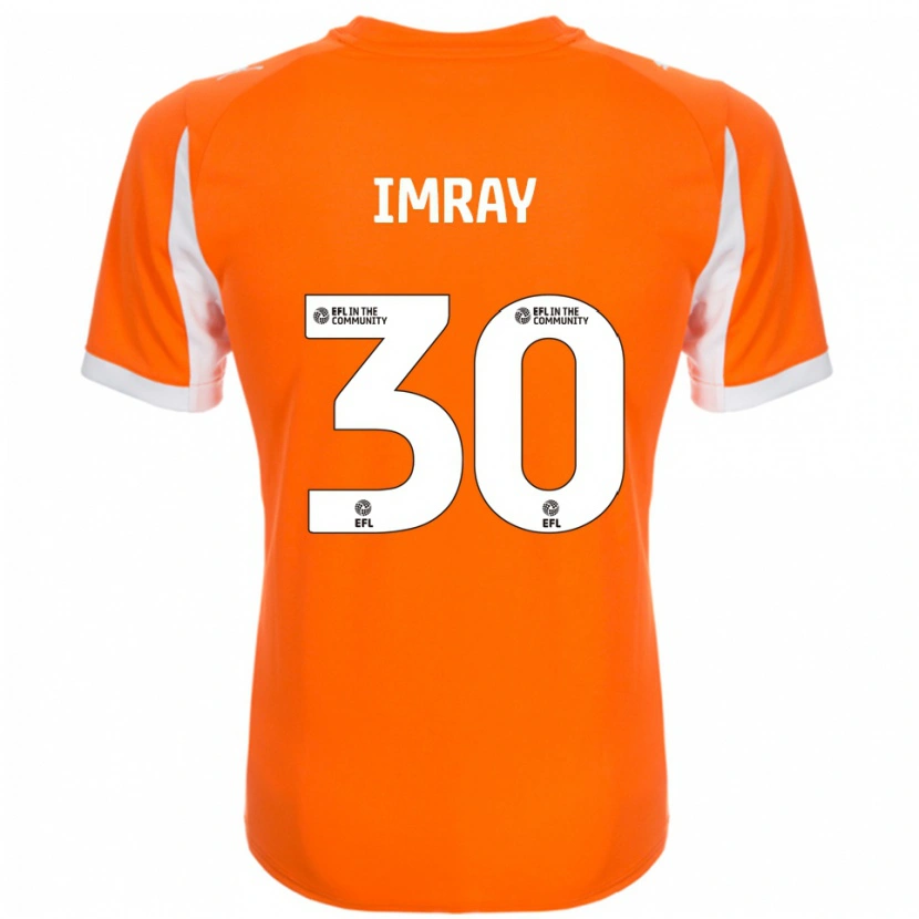 Danxen Heren Danny Imray #30 Oranje Wit Thuisshirt Thuistenue 2025/26 T-Shirt