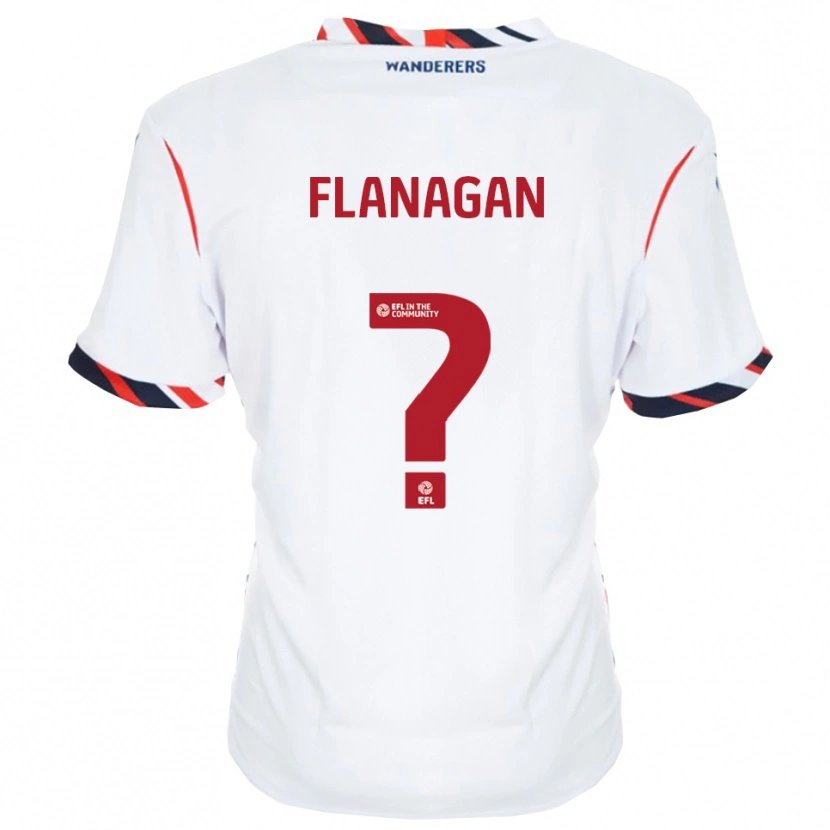 Danxen Heren Ocean Flanagan #0 Wit Rood Thuisshirt Thuistenue 2025/26 T-Shirt