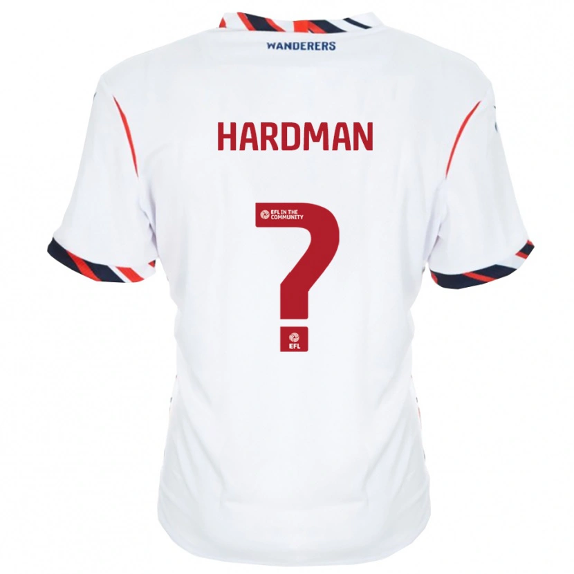 Danxen Heren Madison Hardman #0 Wit Rood Thuisshirt Thuistenue 2025/26 T-Shirt