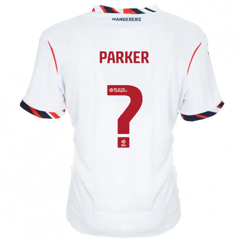 Danxen Heren Libbie Parker #0 Wit Rood Thuisshirt Thuistenue 2025/26 T-Shirt