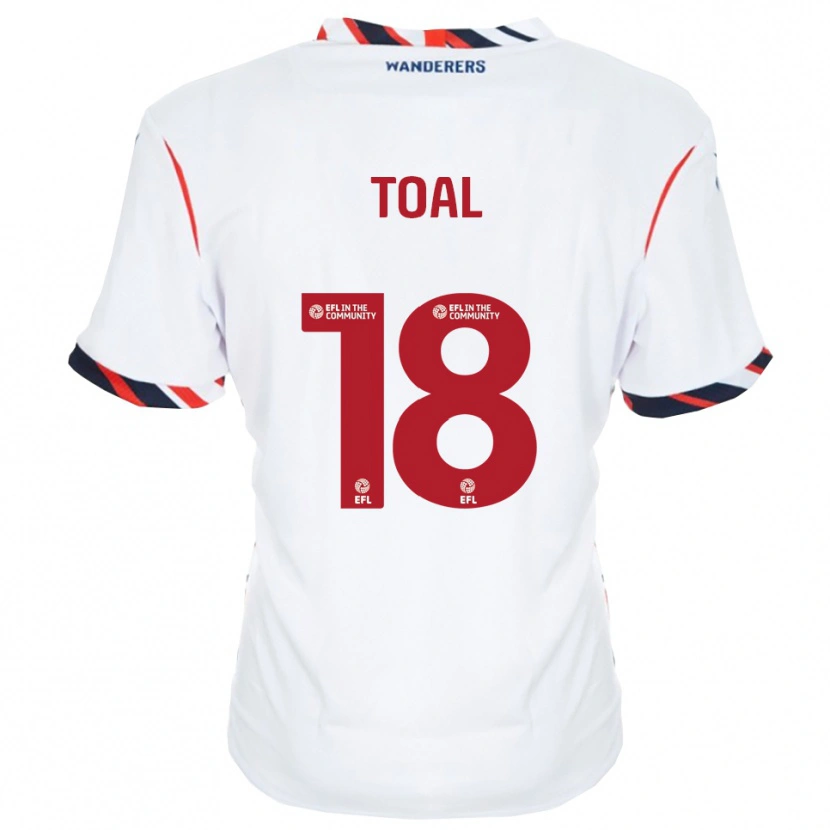 Danxen Heren Eoin Toal #18 Wit Rood Thuisshirt Thuistenue 2025/26 T-Shirt