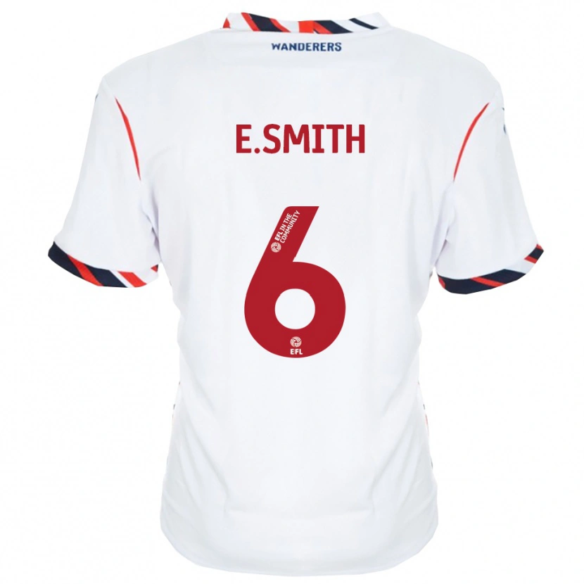Danxen Heren Erin Smith #6 Wit Rood Thuisshirt Thuistenue 2025/26 T-Shirt