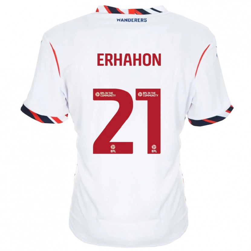 Danxen Heren Ethan Erhahon #21 Wit Rood Thuisshirt Thuistenue 2025/26 T-Shirt
