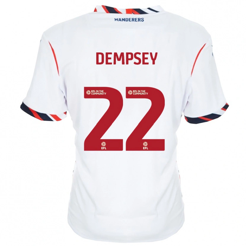 Danxen Heren Kyle Dempsey #22 Wit Rood Thuisshirt Thuistenue 2025/26 T-Shirt