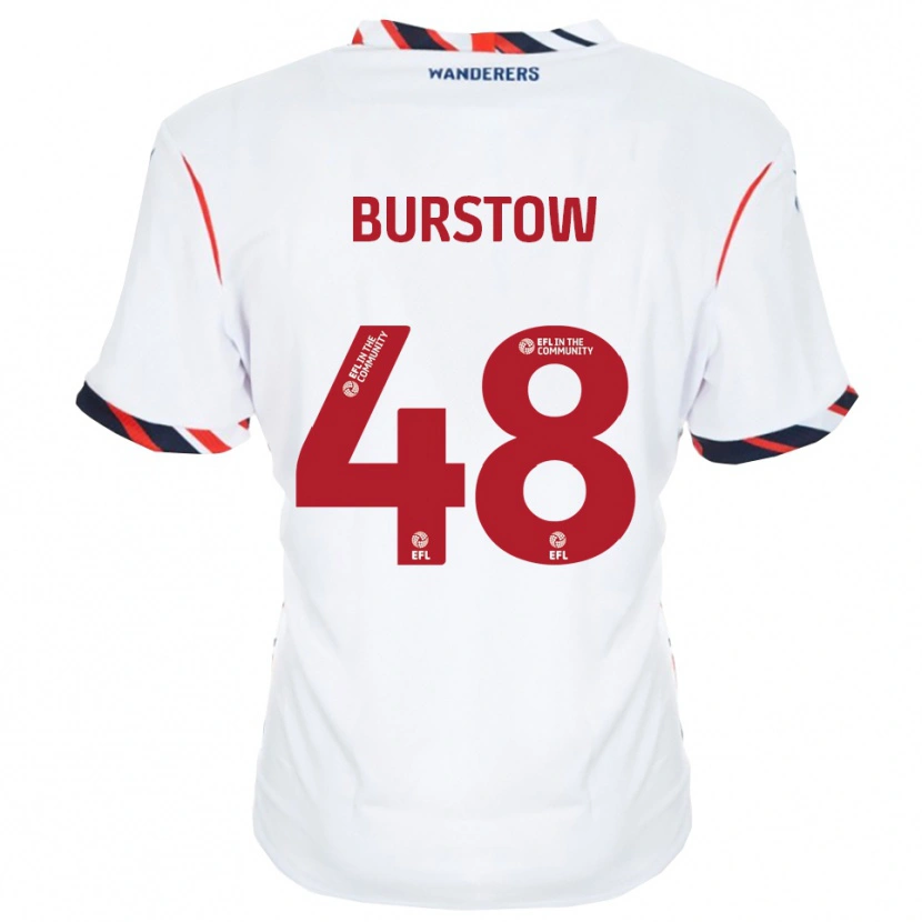 Danxen Heren Mason Burstow #48 Wit Rood Thuisshirt Thuistenue 2025/26 T-Shirt