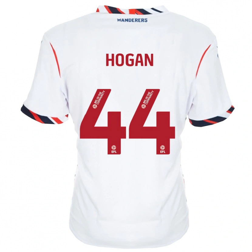Danxen Heren Sean Hogan #44 Wit Rood Thuisshirt Thuistenue 2025/26 T-Shirt