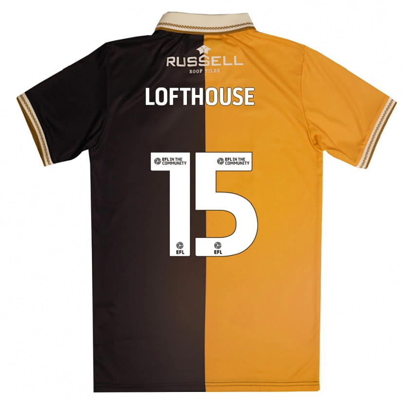 Danxen Heren Kyran Lofthouse #15 Geel Zwart Thuisshirt Thuistenue 2025/26 T-Shirt