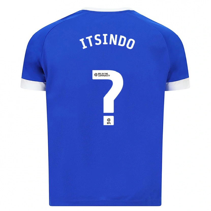 Danxen Heren Joshua Itsindo #0 Blauw Wit Thuisshirt Thuistenue 2025/26 T-Shirt