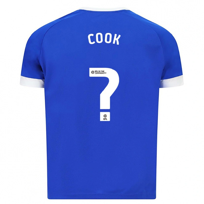 Danxen Heren Freddie Cook #0 Blauw Wit Thuisshirt Thuistenue 2025/26 T-Shirt