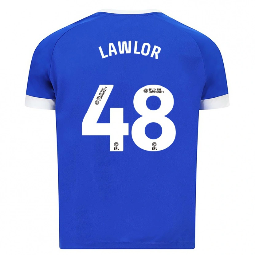Danxen Heren Dylan Lawlor #48 Blauw Wit Thuisshirt Thuistenue 2025/26 T-Shirt