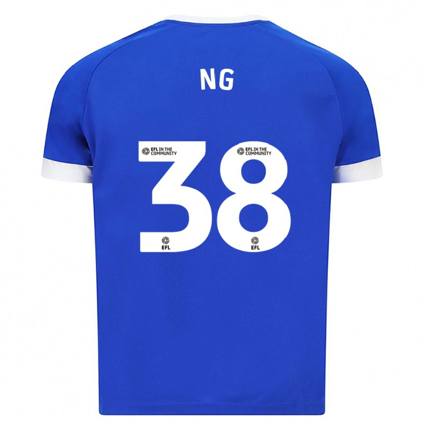 Danxen Heren Perry Ng #38 Blauw Wit Thuisshirt Thuistenue 2025/26 T-Shirt
