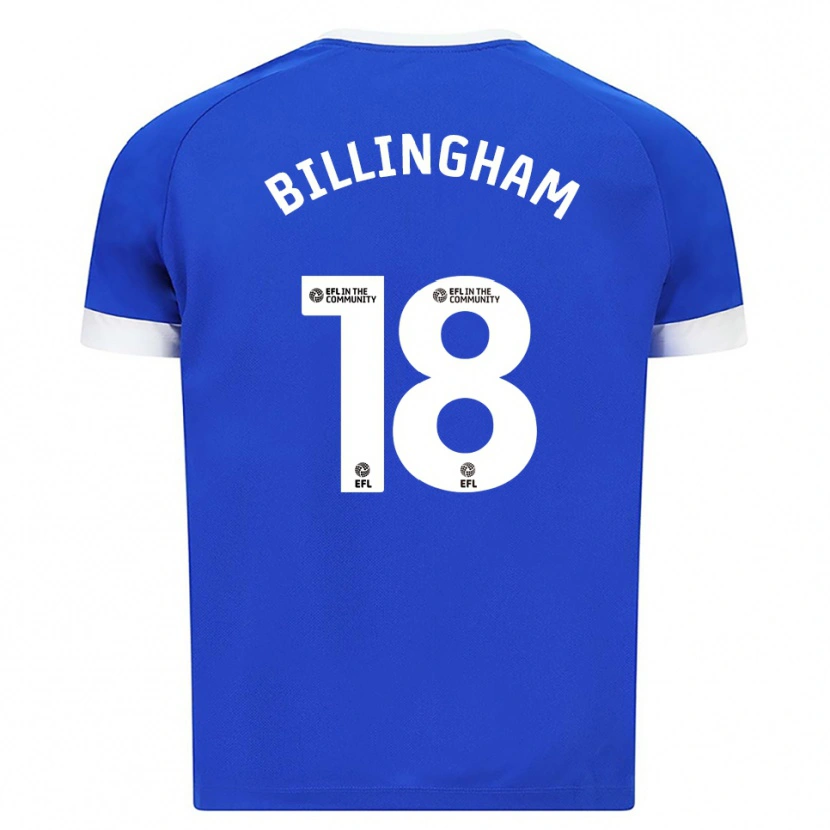 Danxen Heren Lily Billingham #18 Blauw Wit Thuisshirt Thuistenue 2025/26 T-Shirt