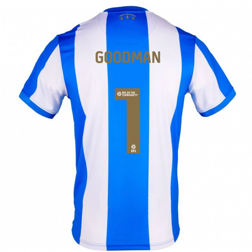 Danxen Heren Owen Goodman #1 Blauw Wit Thuisshirt Thuistenue 2025/26 T-Shirt